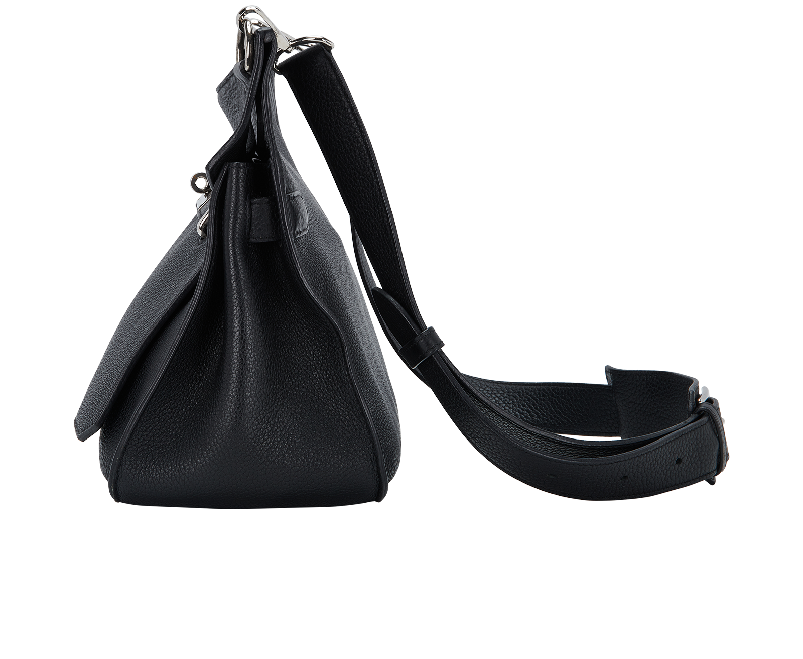 Jypsiere 35 in Black Togo, &pound;2,750, Handbags, Black, Leather, Bottom view